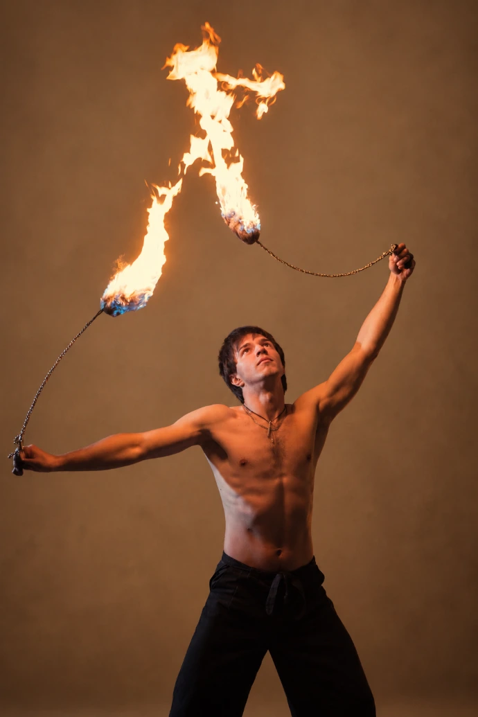 Jongleur pyromancien